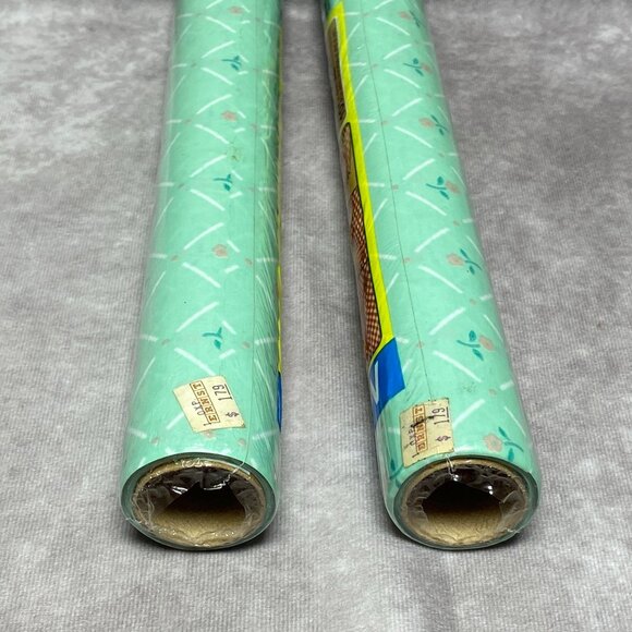 Rubbermaid Shelf Liner Adhesive #5352 Posy-Sea Floral Pattern 1983 NOS - Picture 8 of 9